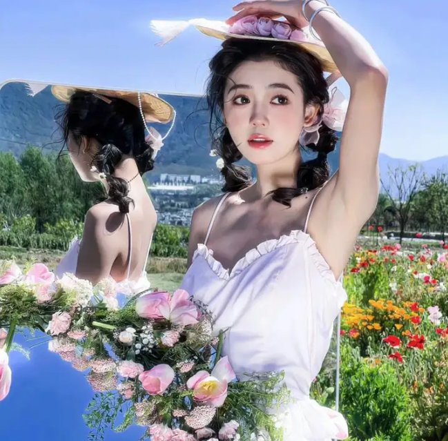 女孩向前冲